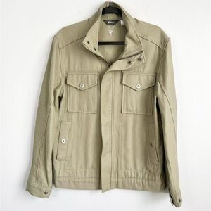 Ibex Men’s S • Green Full Zip Jacket Wool Cotton.